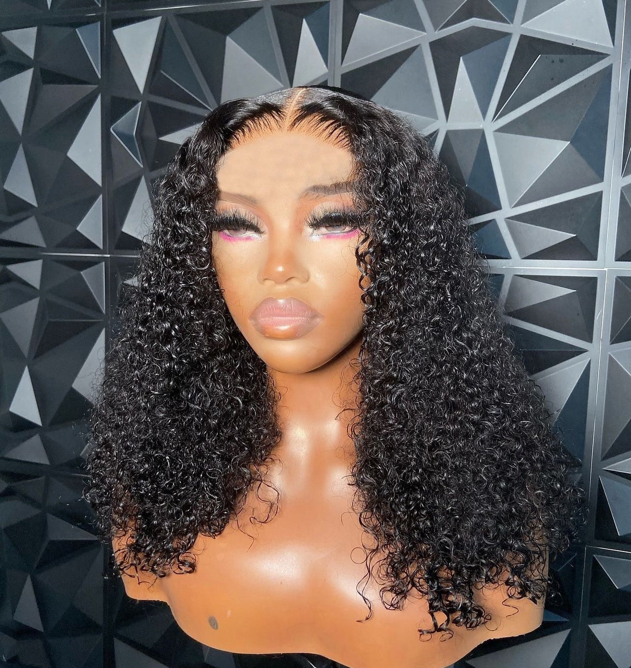 Kinky Curly wig 16 inches